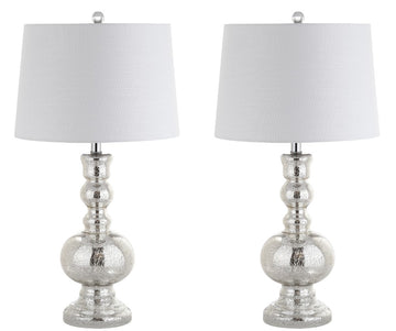 Genie 28.5" Glass LED Table Lamp - JONATHAN Y